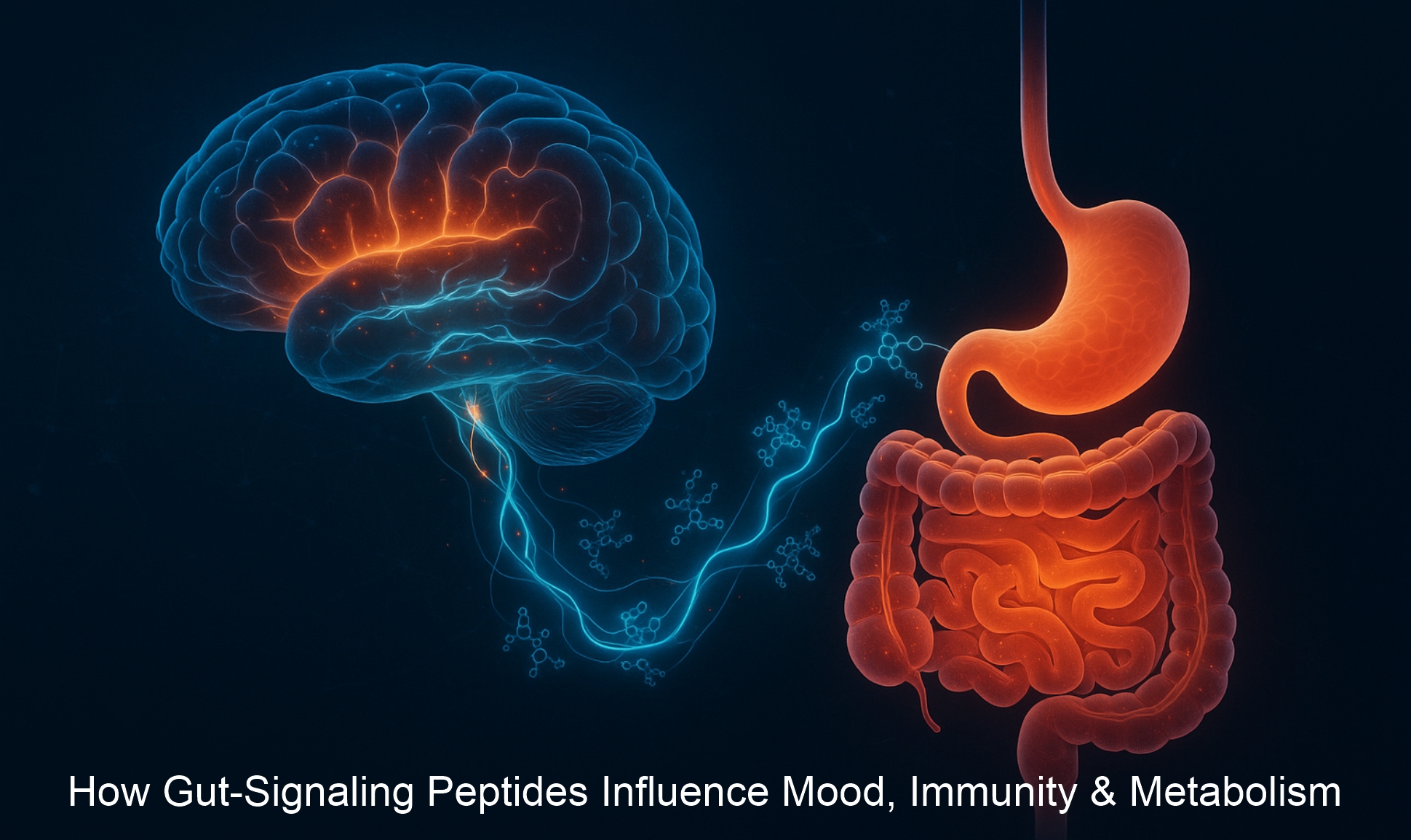 The Peptide “Second Brain”: How Gut-Signaling Peptides Influence Mood, Immunity & Metabolism